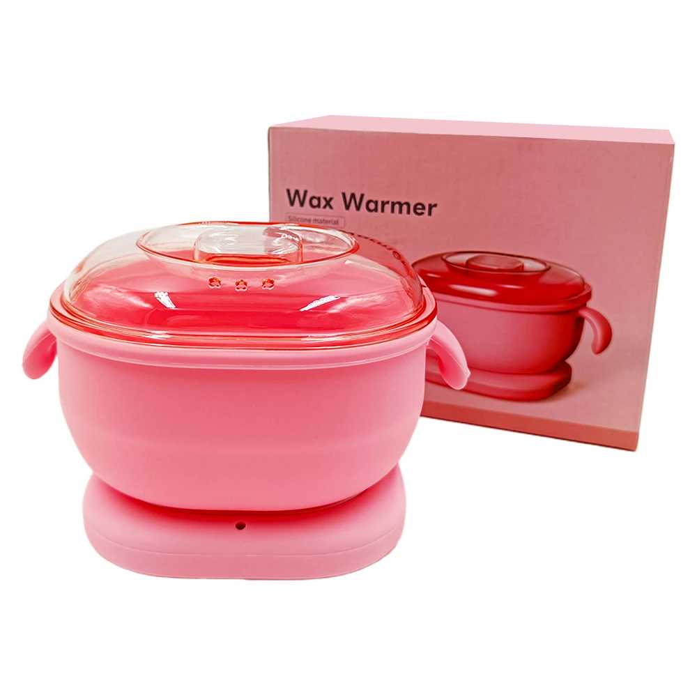 Hot Sell Hair Removal Wax Bowl Lightweight Material Easy To Carry And Folding Mini Silicone Wax Pot