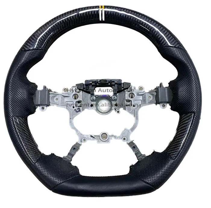 Hot seller modification carbon fiber Alcantara Leather Steering Wheel For Toyota Corolla LC200 Car Steering Wheel