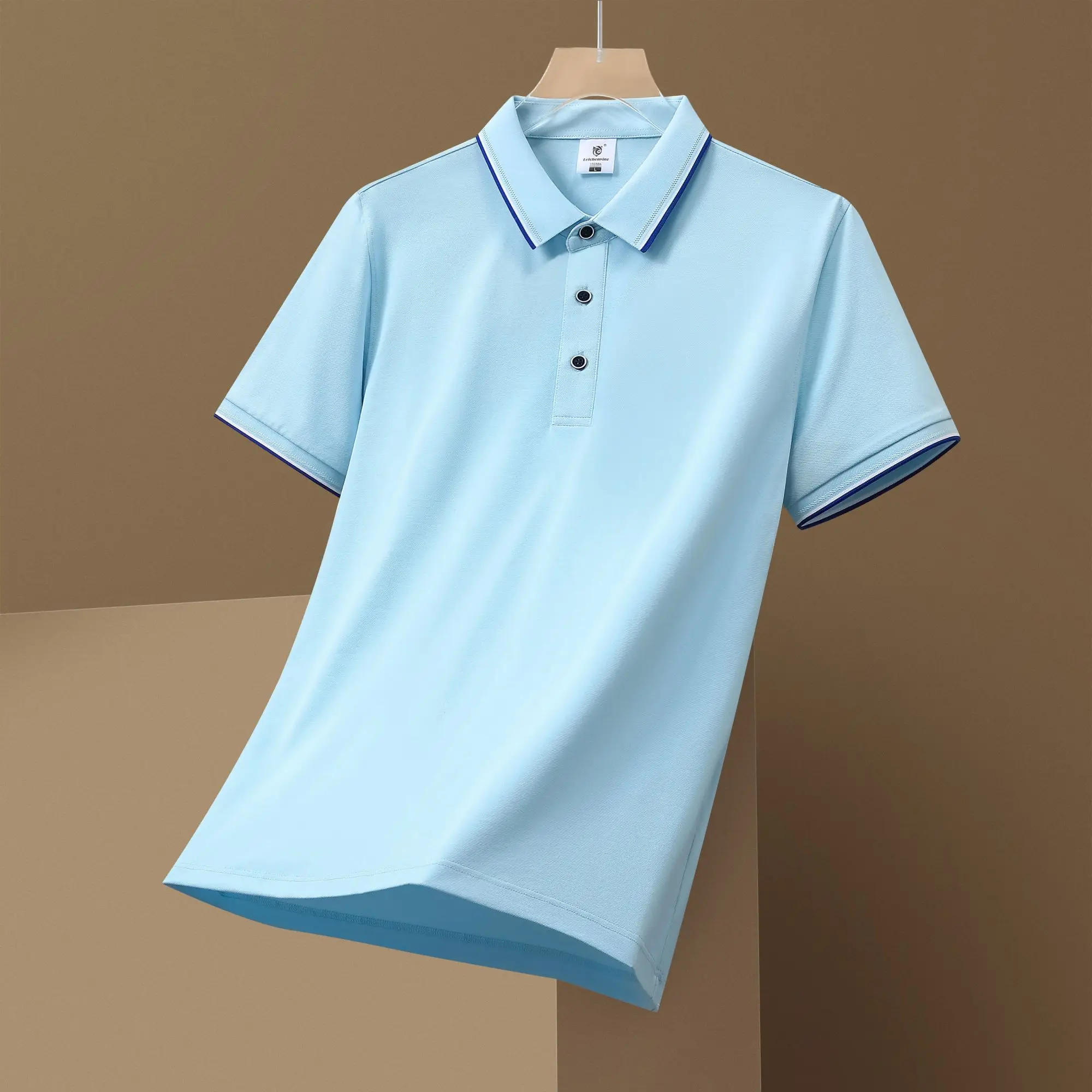 Factory Price Polyester Cotton  Blank Custom Logo Printed Men's Polo T Shirt for Men