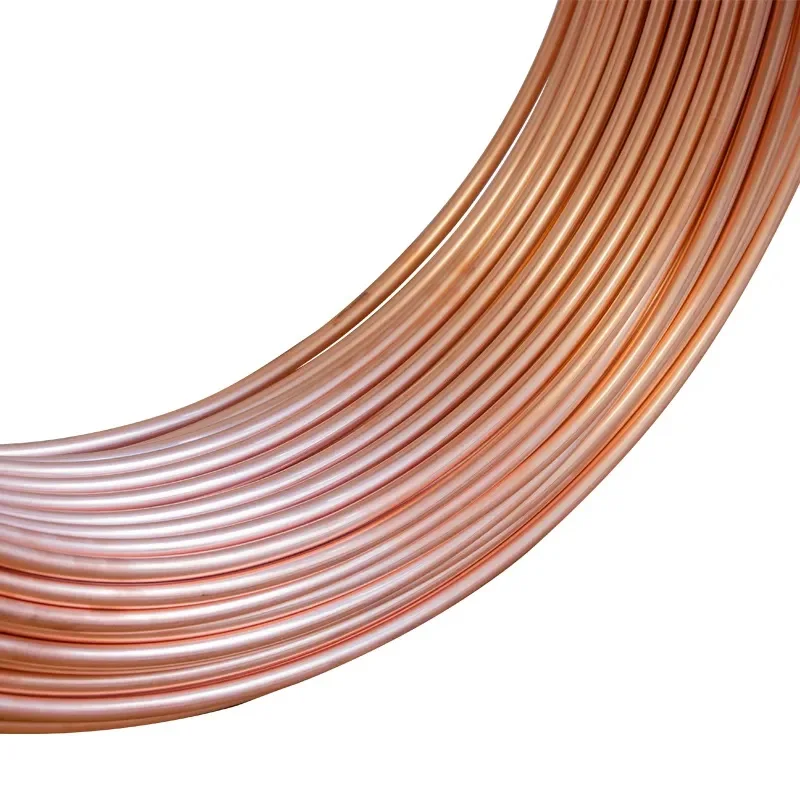 High Quality Refrigeration Air Conditioner Connecting Copper Pipe Pancake Coil Capillary Copper Coil Tube