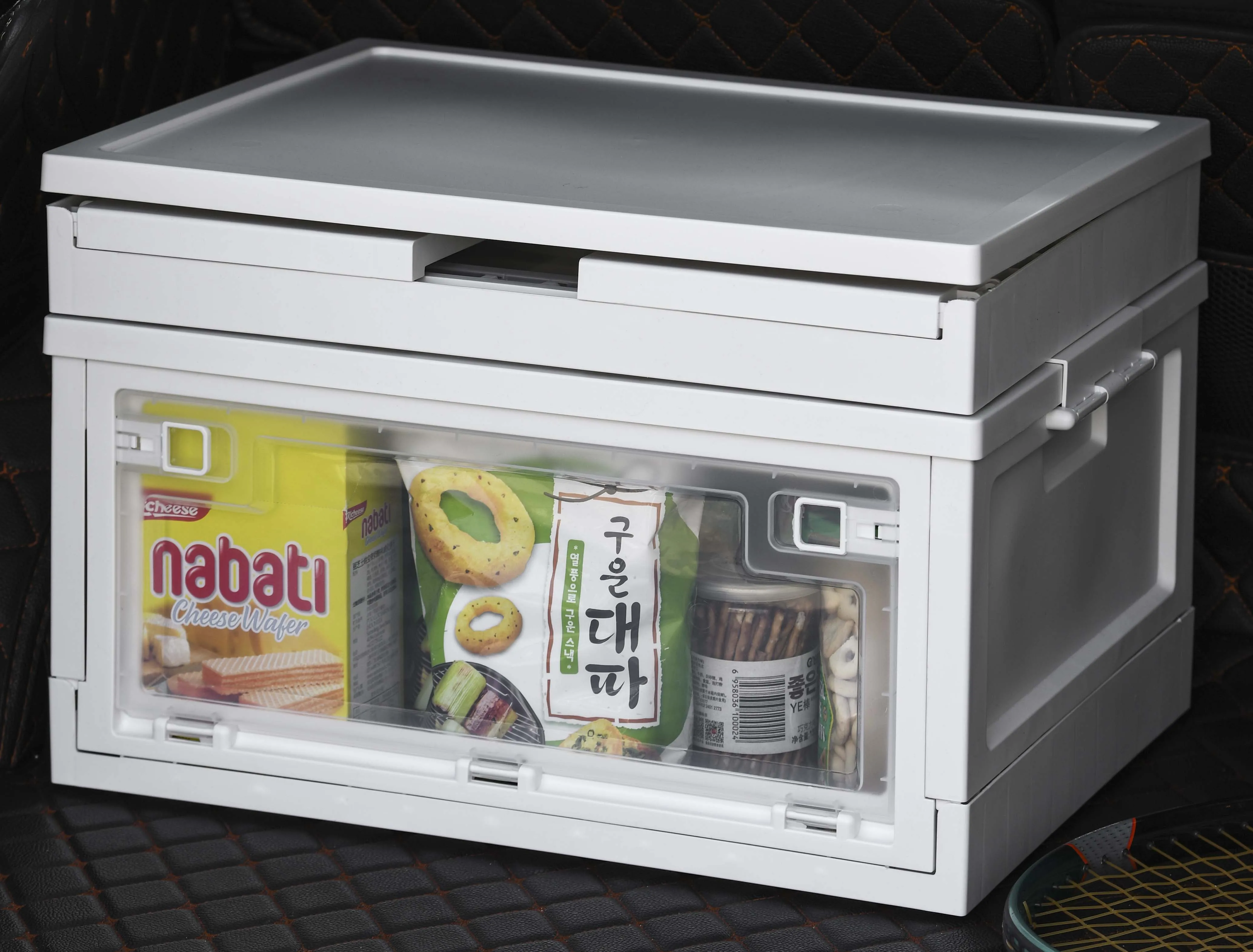 Transparent Portable Collapsible Hot Seller High Quality Plastic Foldable Storage Bin Box