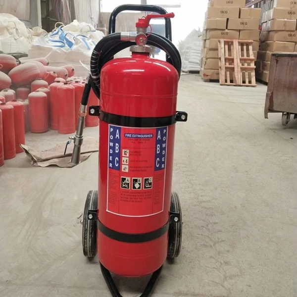 wheeled ABC  25kg dry powder   fire extinguisher