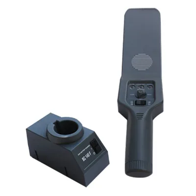  Rechargeable Adjustable Sensitivity Audbile Alarm Vibration Security Wand Hand Held Metal Detector for