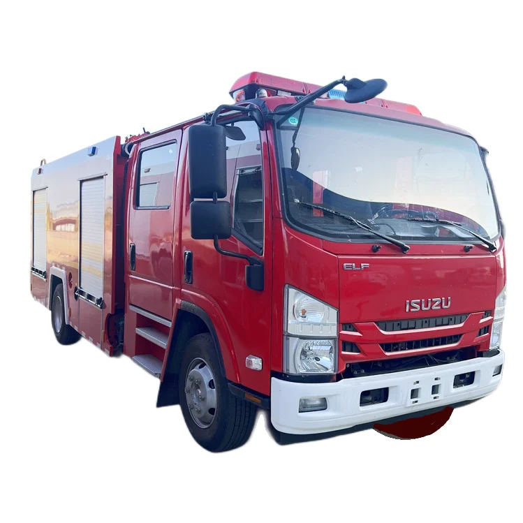 Isuzu Heavy-duty Water and Foam 4000 liters water tanker fire truck  ledder truck