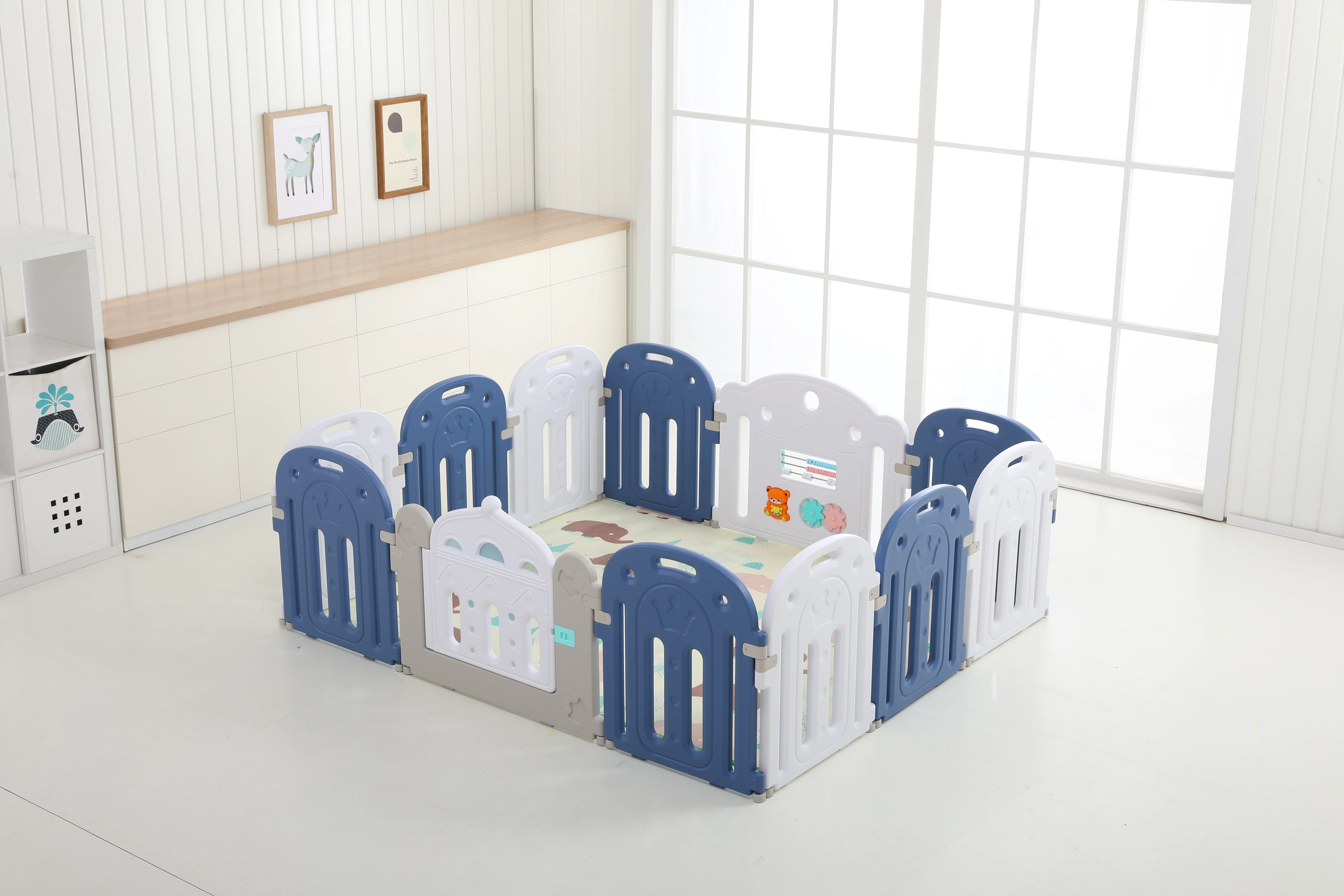 Fantasy Fence Portable Baby Play Yard Playpen Multicolor Color Corner