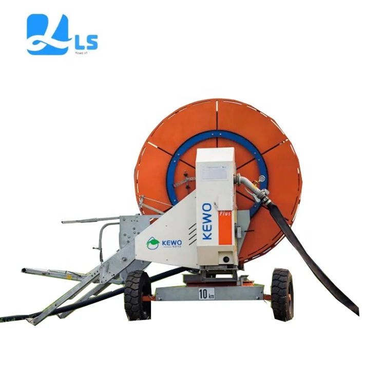 Field water fertilizer integrated sprinkler winch type sprinkler reel type irrigation vehicle agricultural sprinkler
