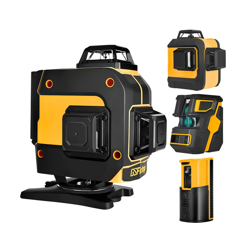 Laser Levels 4-In-1 Battery With Receiver Tripod Red Outdoor Equipment Degree Mini 360 Self-Leveling Laser Level With Three Feet