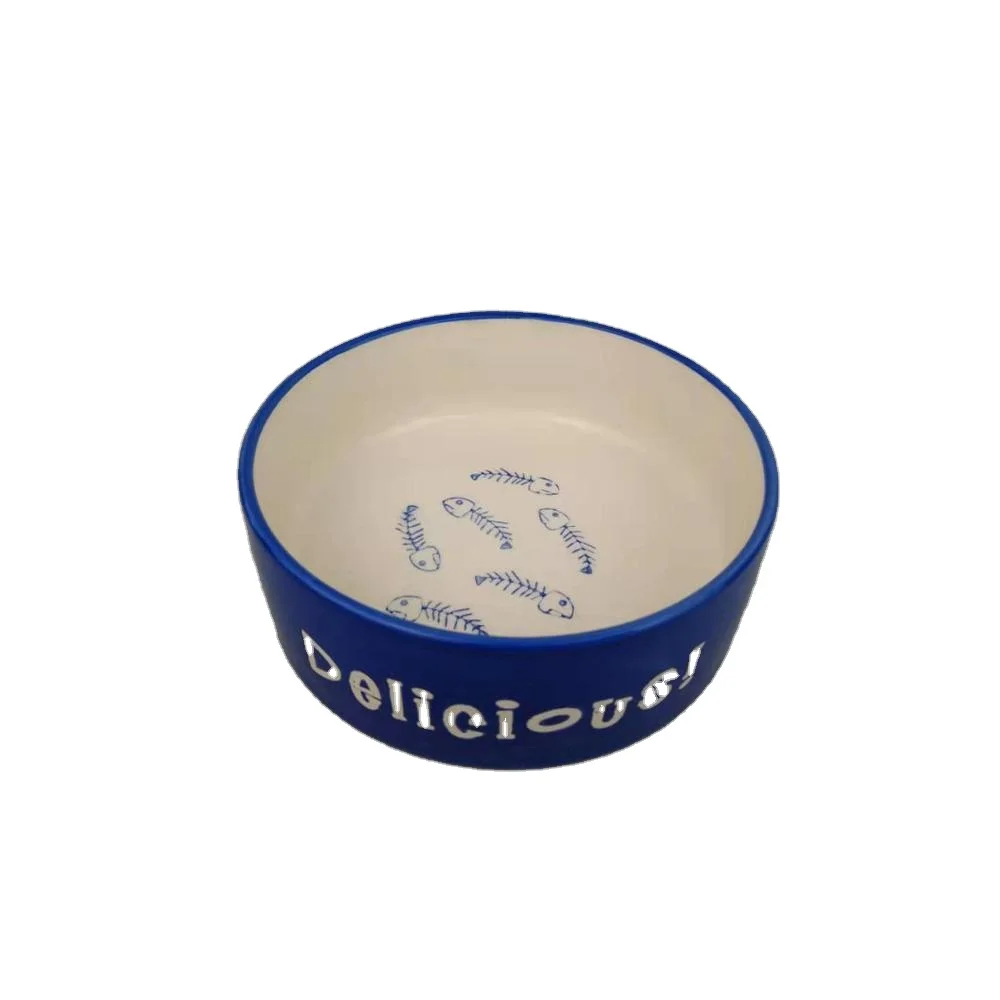 2020 eco-friendly custom ceramic cat bowl wholesale