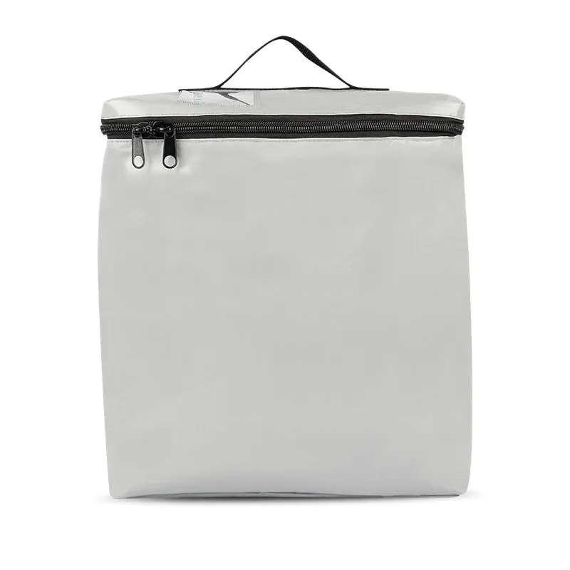 Custom Logo High Quality PVC Mesh Portable Large Outdoor Camping Picnic Beach Can Beer Ice Cream Tote Insulated Lunch Cooler Bag