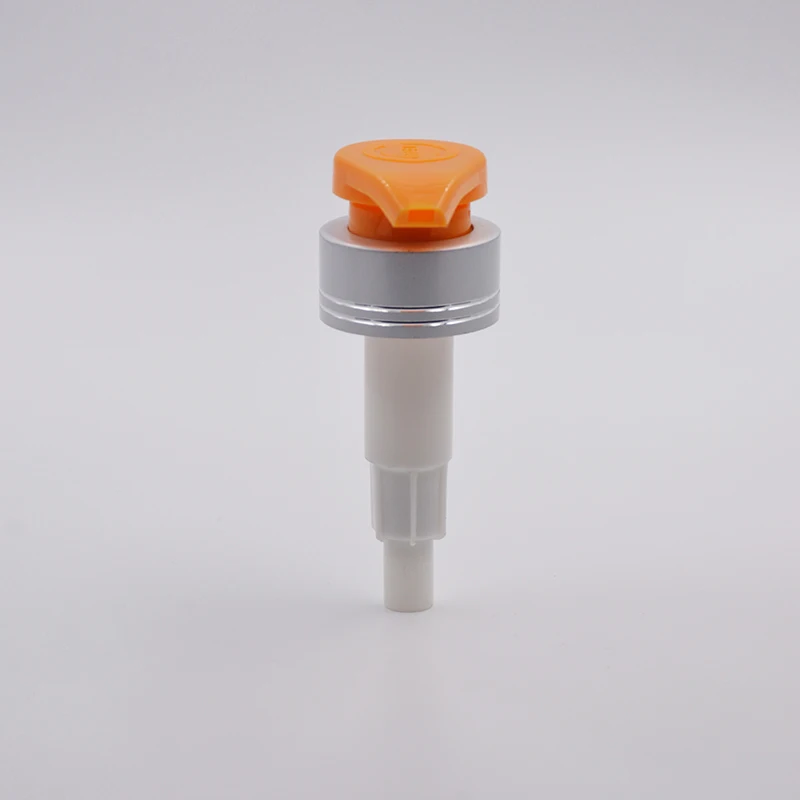Free sample Customized 38410 big discharge rate screw lotion pump For Bottles 4CC Outer Spring dispenser pump