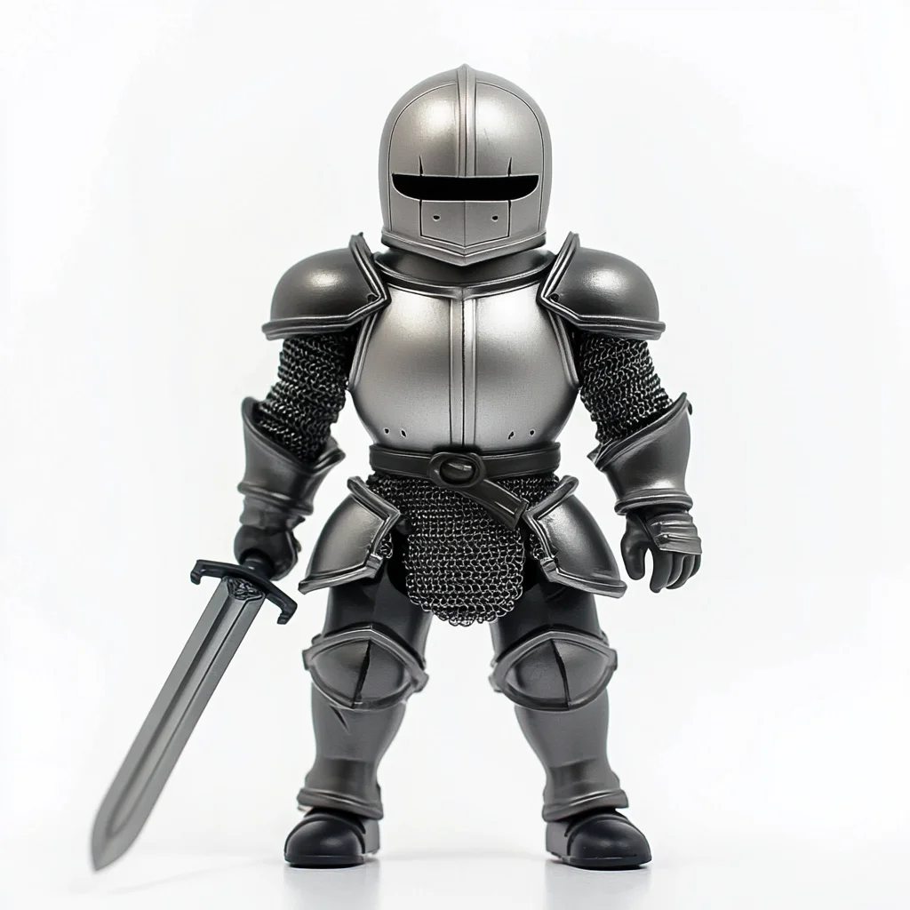 Custom Hot Sale Plastic Designer Oem Action Figure Knight Figure