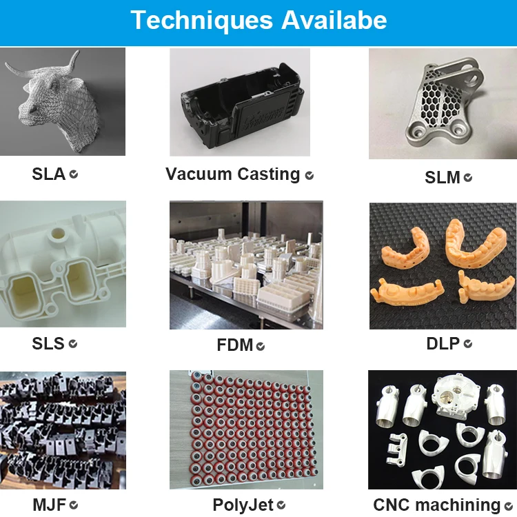 Guangdong factory 3d printed model human rapid prototype vacuum casting custom resin sla plastic 3d printing service sculpture