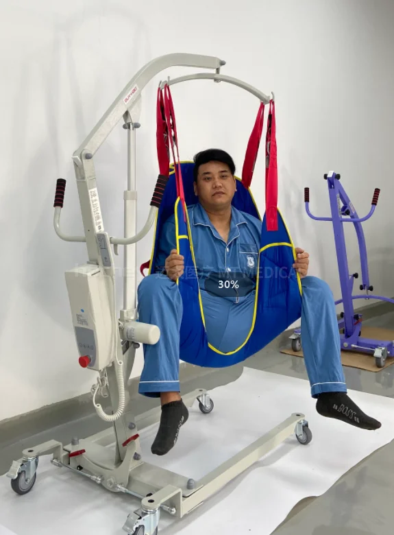 Hochey Medical Electric Lift Machine Hydraulic Manual Paralyzed Bedridden Elderly Home Transfer Disabled Foldable Patient Lift