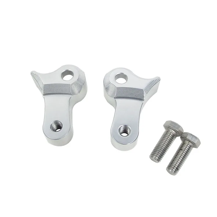 Anodized Silver AluminumLower Parts Rear Shock Lowering Kit for Harley Motorbike FLHR FLHT FLTR