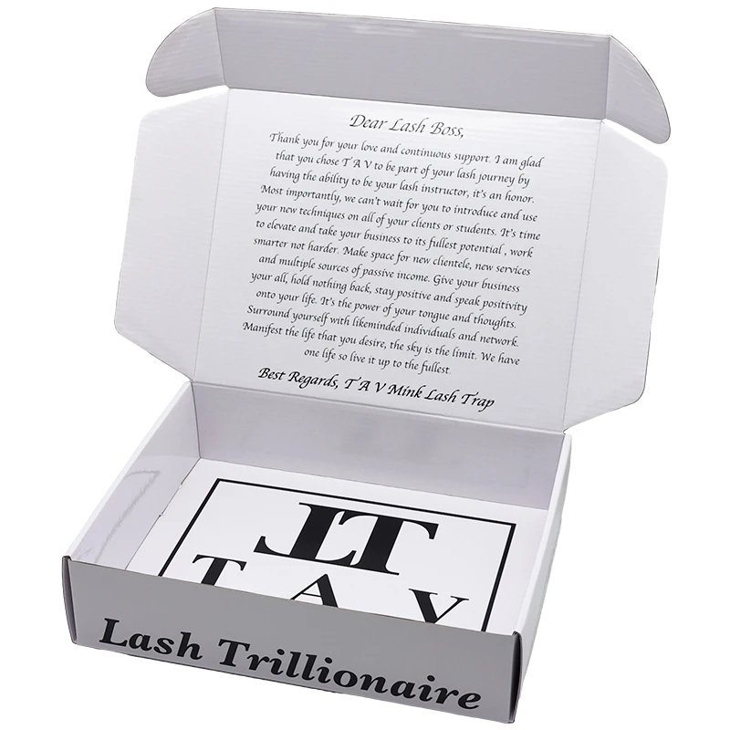 Wholesale customized baby clothes colored soap literature packing express shipping white glossy mailer boxes with custom logo