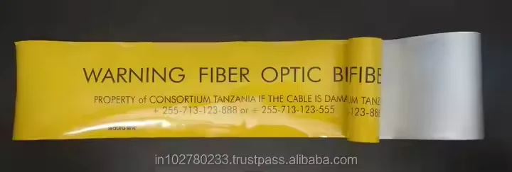 Printed Logo	LDPE HDPE PVC Aluminum Foil Warning Tape Underground Detectable Marking Tape from India