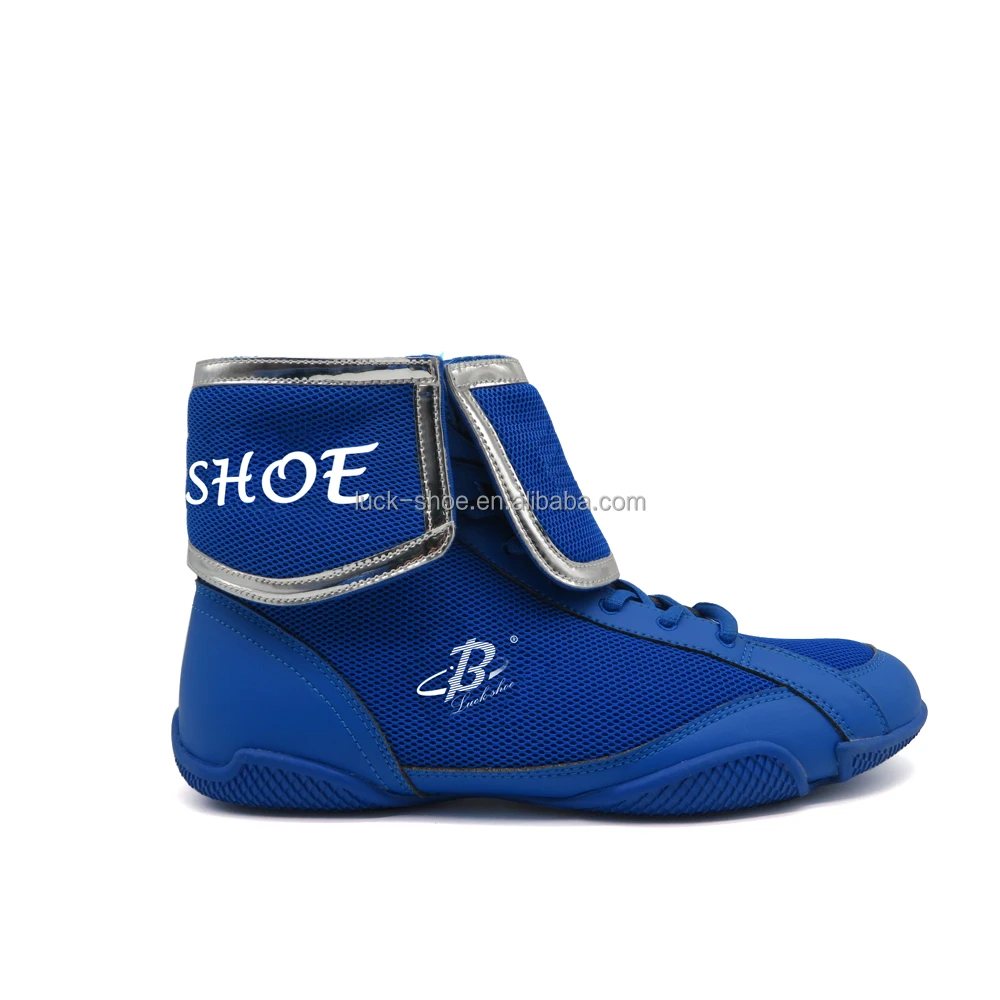 China factory wholesale cheap price customize box training shoe Boxing wrestling boots anti slip breathable gym sport sneakers