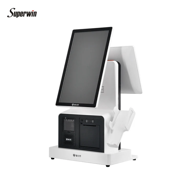 PSJ9000 Cash Register Touch Screen Restaurant Terminal Payment Machine All in One Point of Sale Windows POS System