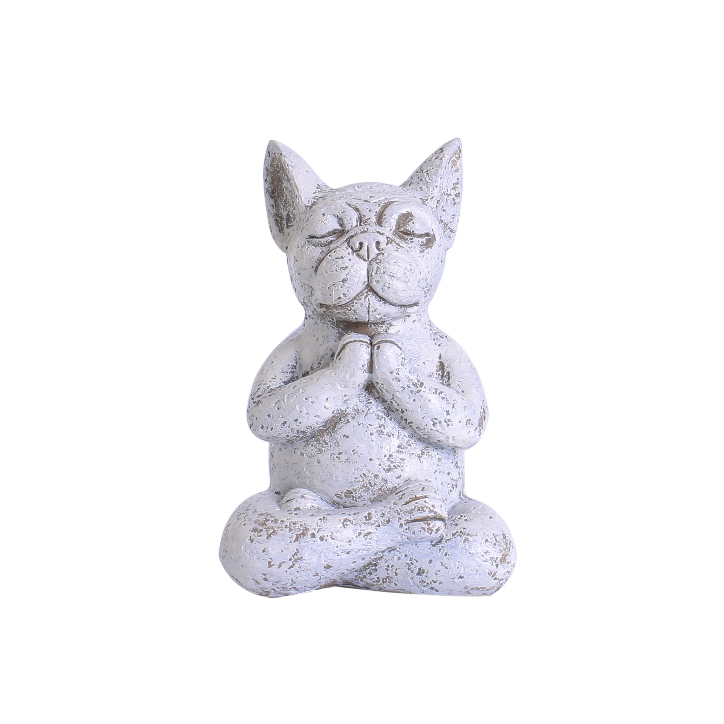 Pastoral meditation yoga dragon Halloween decorations resin crafts outdoor miniature landscape sculpture