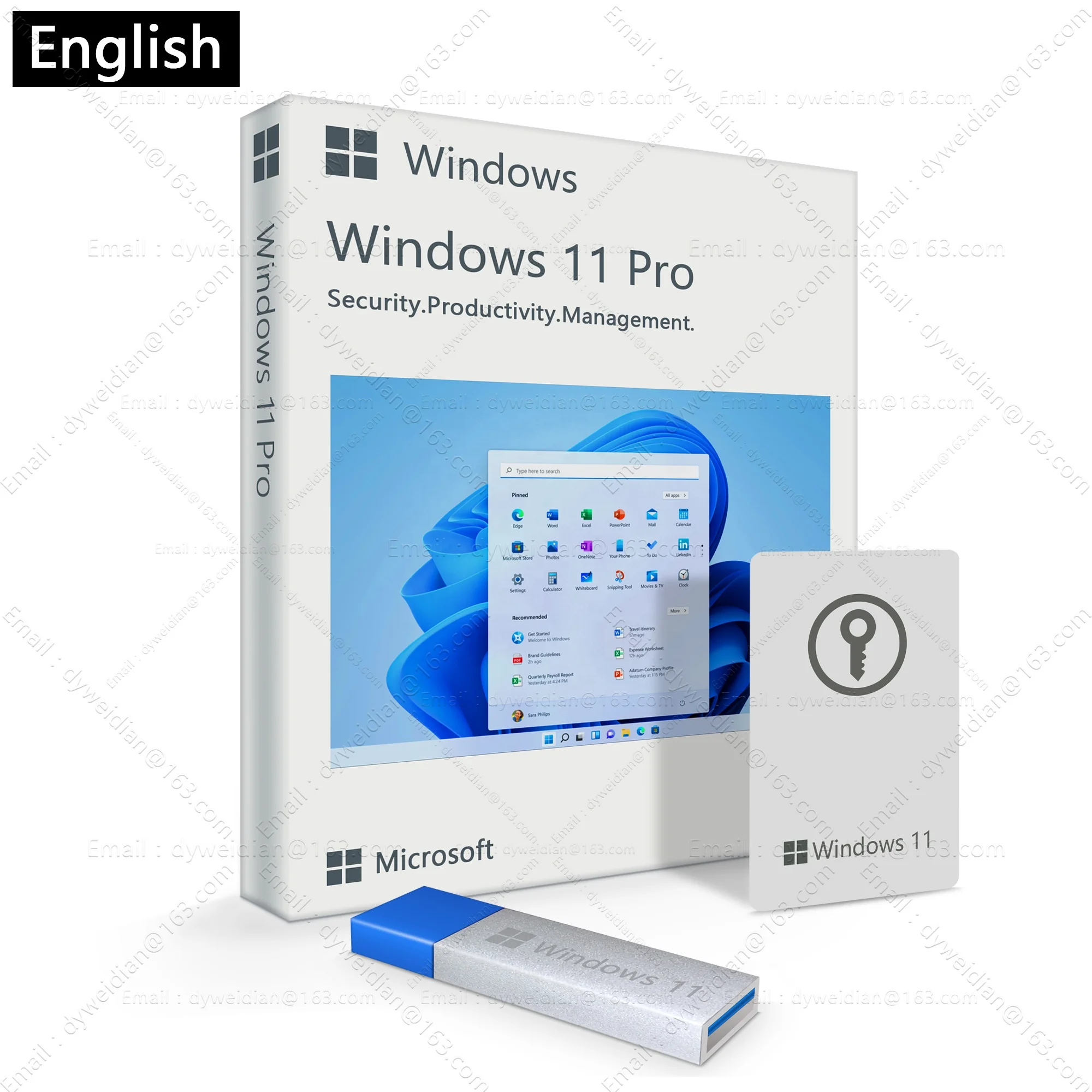 Windows 10 Pro USB 3 0 ключ bootable FPP английская японская Розничная коробка 64 бит полный пакет глобальная онлайн Активация цифровая