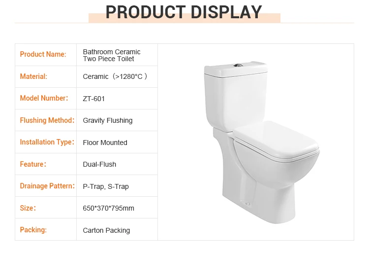  Popular p-trap s-trap water closet wc closestool ceramic commode washdown two piece toilette item with high