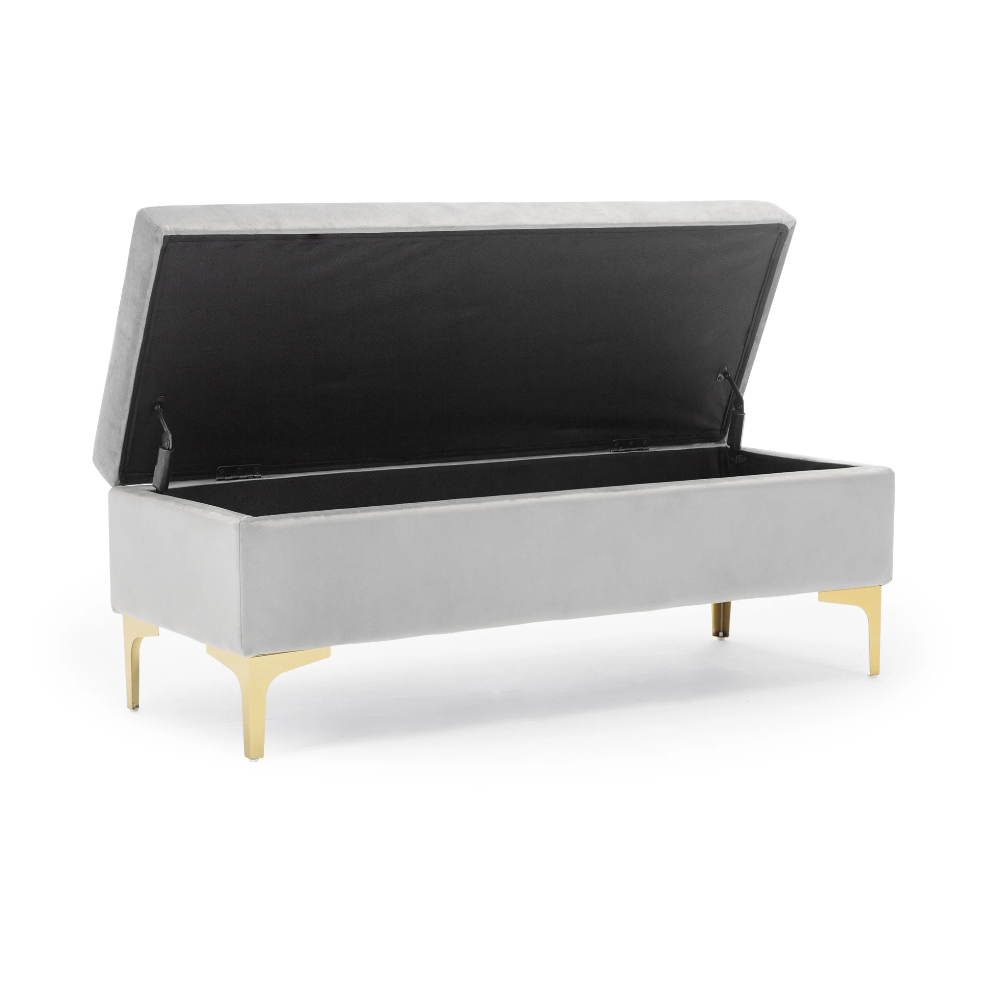 Wholesale Bedside Multi Purpose Velvet Storage Ottoman Bench Seat