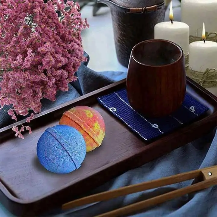Оптовая продажа Детские веганские Bombe Da Bagno babno Bio Noel Vanille натуральные органические ванны Fizzies Boule Sain De Bain Bian подарочный набор