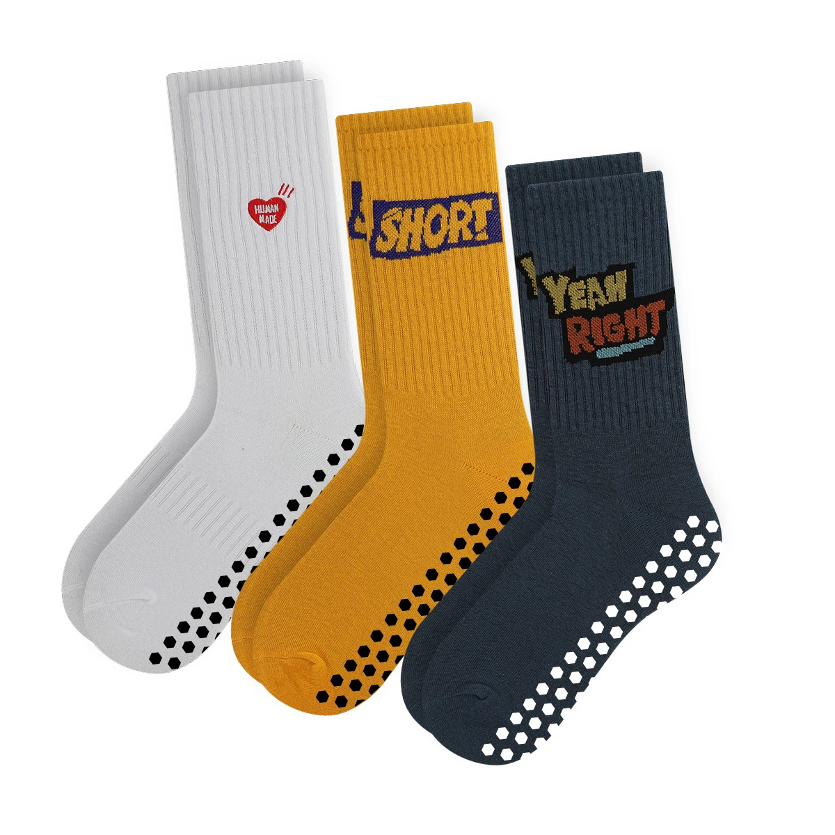 WUYANG custom gripper design sport yoga socks cotton breathable ankle crew sports anti slip socks