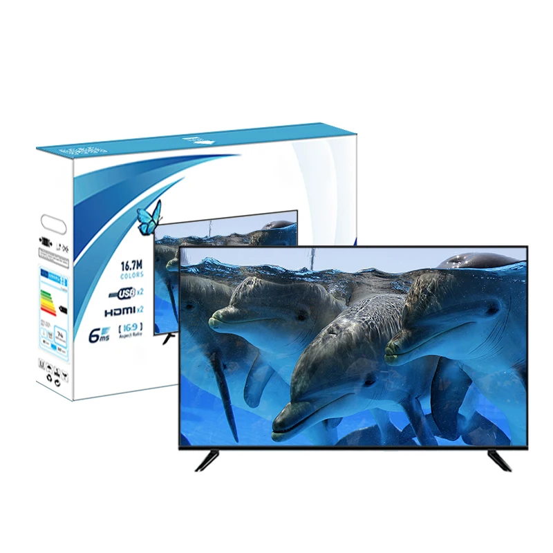 Wholesale LED Tv 43 Inch Ultra HD Bright LCD Tv 43 Inch Television 4K Smart Tv