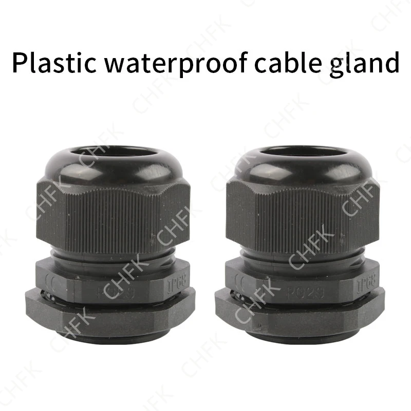 High quality pg series waterproof connector standard size plastic gland cable