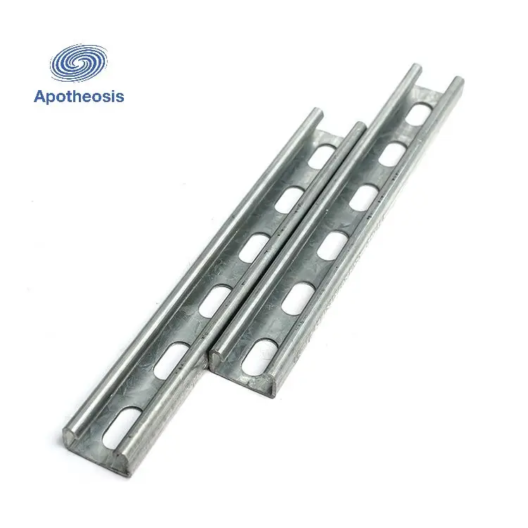 Factory Supply Hot DIP Galvanized Strut Slotted C Channel Steel Unistrut Channel Pregalvanized Strut Channel