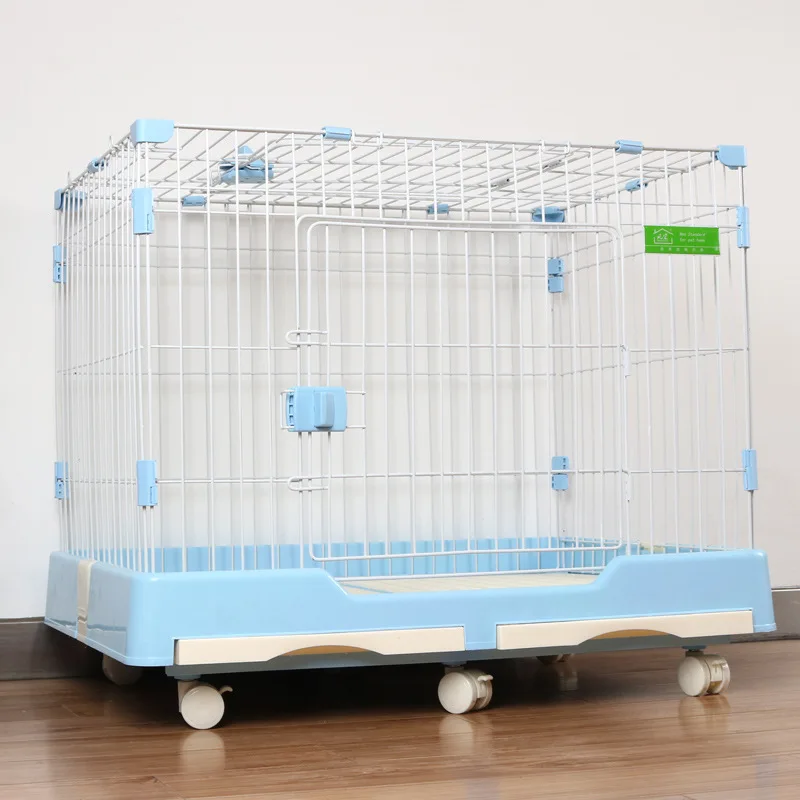 Pet Dog Cage Pet Supplies Direct Cat Rabbit with Toilet Pet Iron Cage Dog Supplies