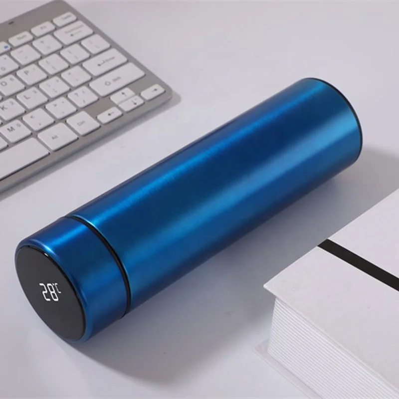 Water Bottle Tea Infuser Bottle Travel Mug with Smart LED Touch Screen Keep Hot Or Cold Water Bottle