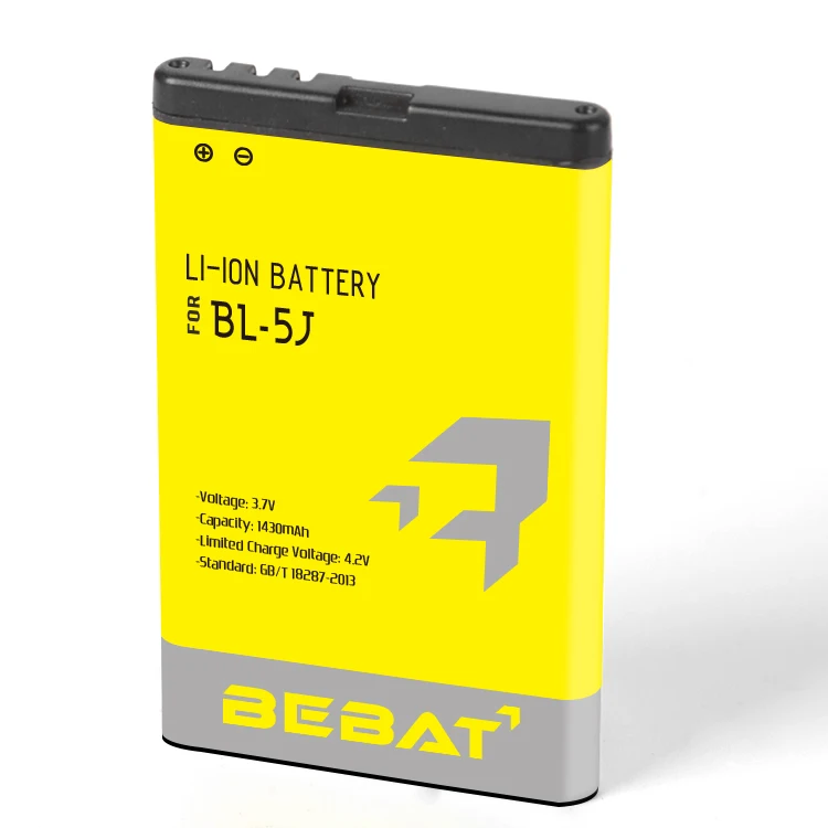  Mobile Accessories 1450mah 3.7v Cell Phone Battery Replacement Bl-5j For Nokia Lumia 525 526 530 C3