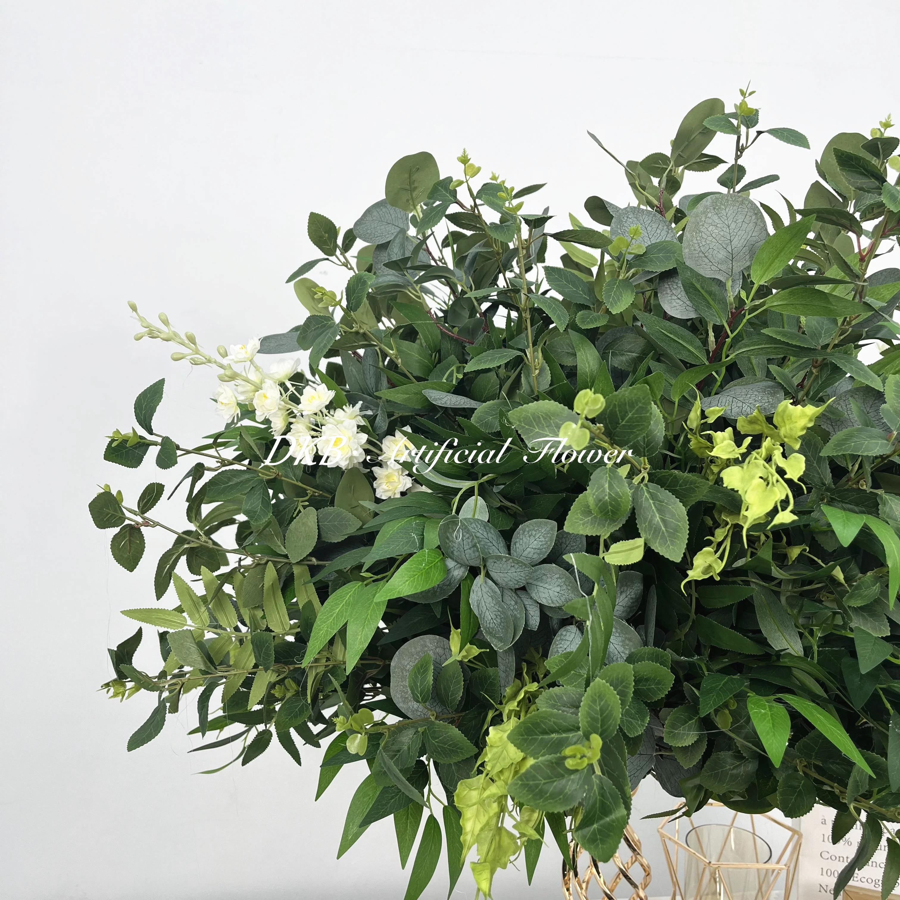 DKartificial factory wholesale best selling product wedding green flower ball centerpiece buy artificial flower ball