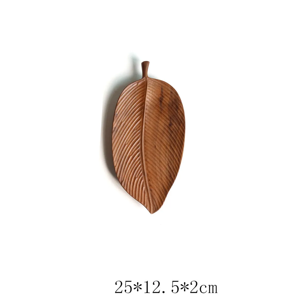 Large Size Wooden Creative Leaf Tray  For Party