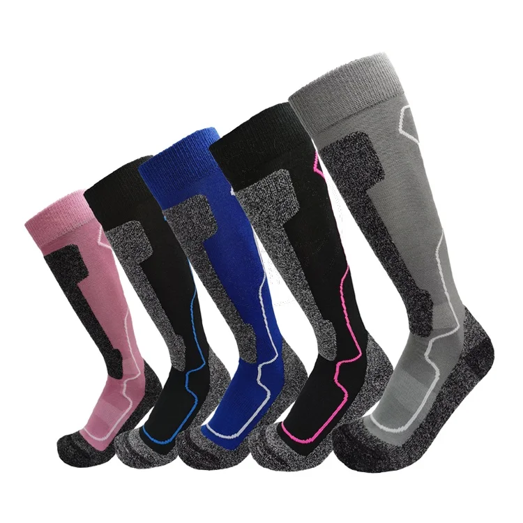 OEM Custom Men Women Unisex Merino Wool Snow Boarding Skiing Ski Socks