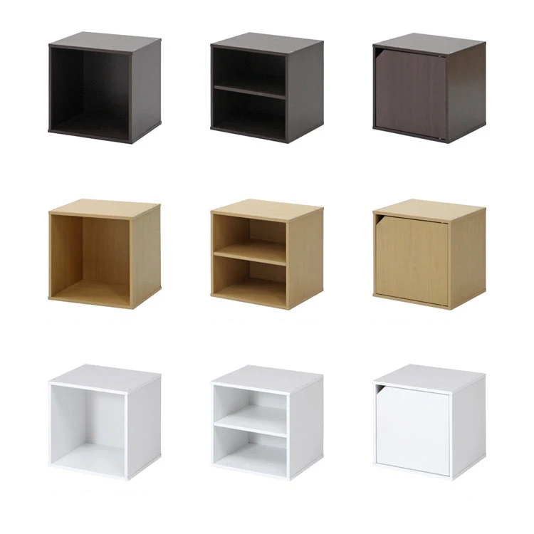 MDF display stand partical board furniture Melamine Wooden cabinet box living room furniture storage bins