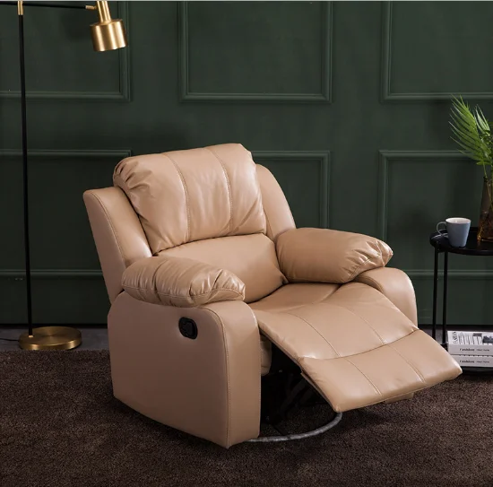 Best selling good quality comfortable soft home cinema furniture design leather electric manual grey for children recliner sofa