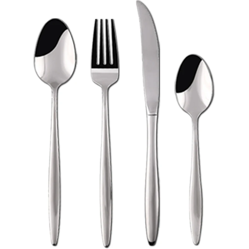 new 2022 Wholesale travel cutlery reusable flatware set spoon and fork stainless steel promotion cutlery set