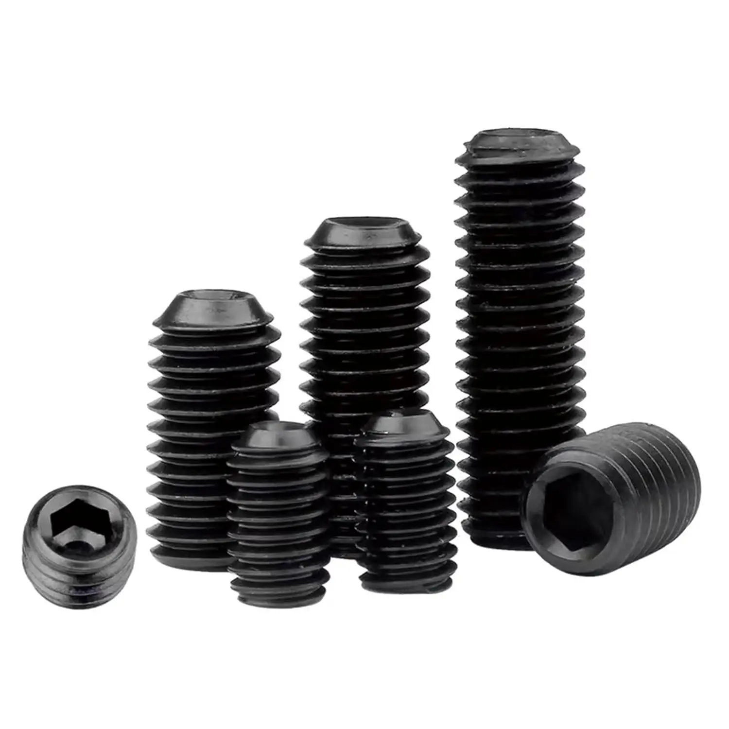 Best Seller 2-56 3-48 6-32 4-40 5-40 8-32 10-24 1/4-20 5/16-18 Stainless Steel Hex Drive Cup Point Grub Set Screw