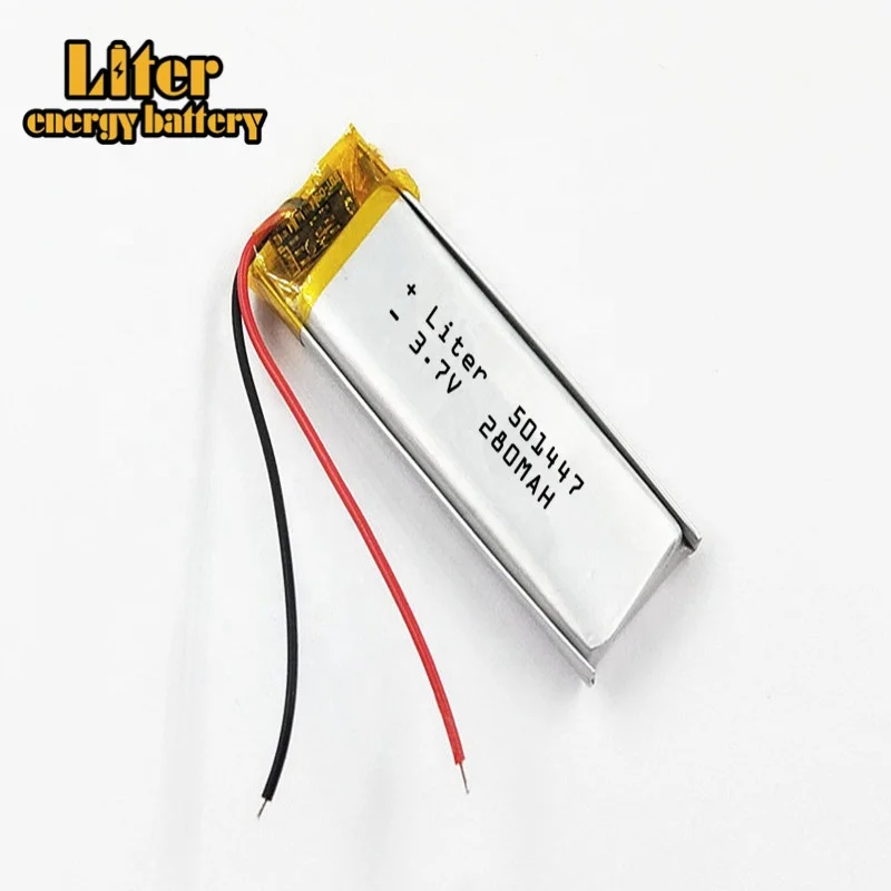 501447 3,7 V 280mAh полимерная литий-полимерная батарея для цифровых продуктов