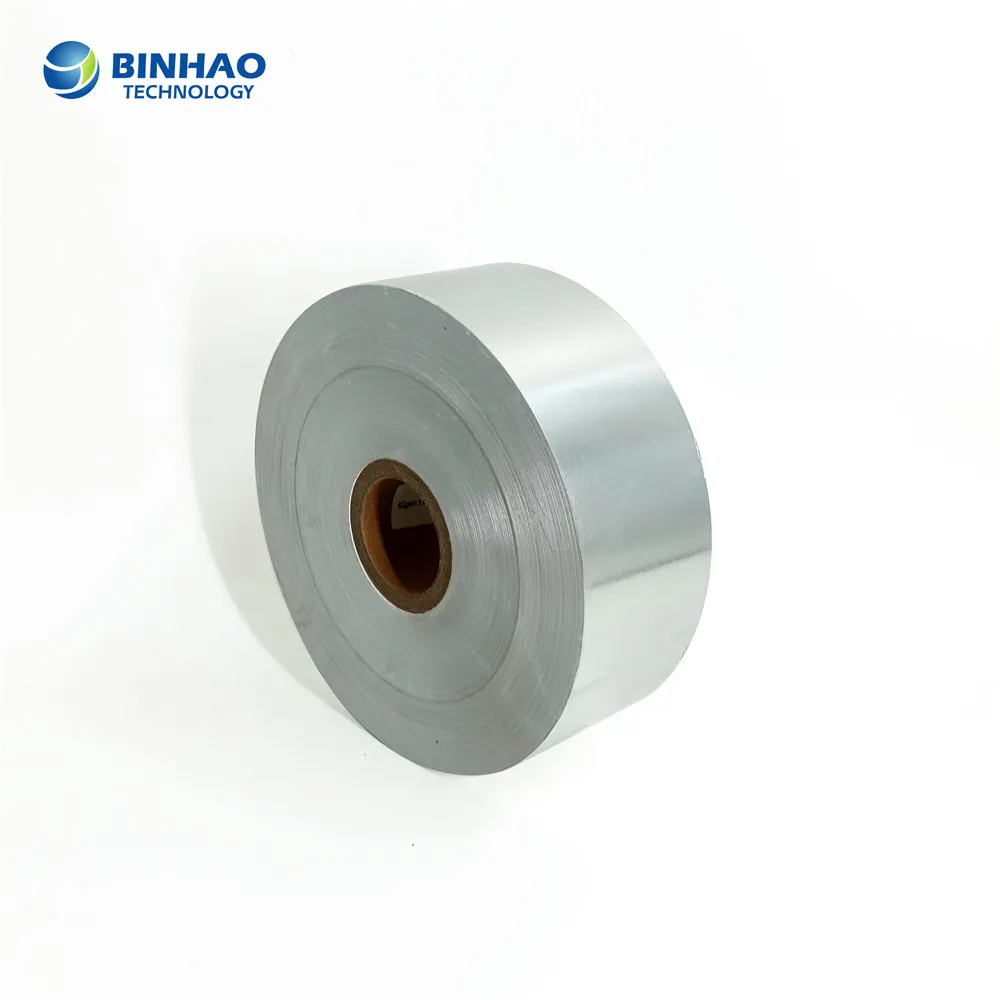 Custom Silver Aluminum Foil Laminated Paper Rolls Soft Sheet for All Cigarette Packaging Equipment Use