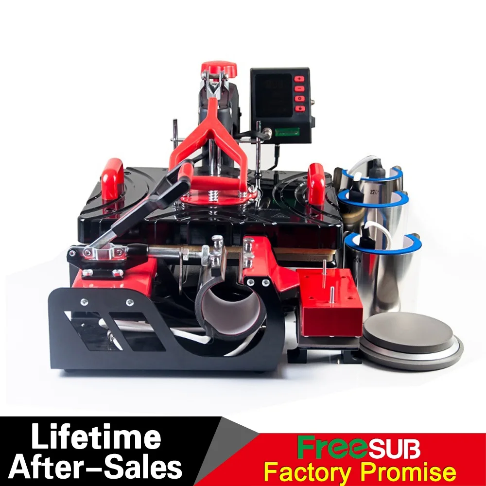 Freesub 8 in 1 heat press machine T-shirt heat press machine for t shirt hat cap mug P8100-8