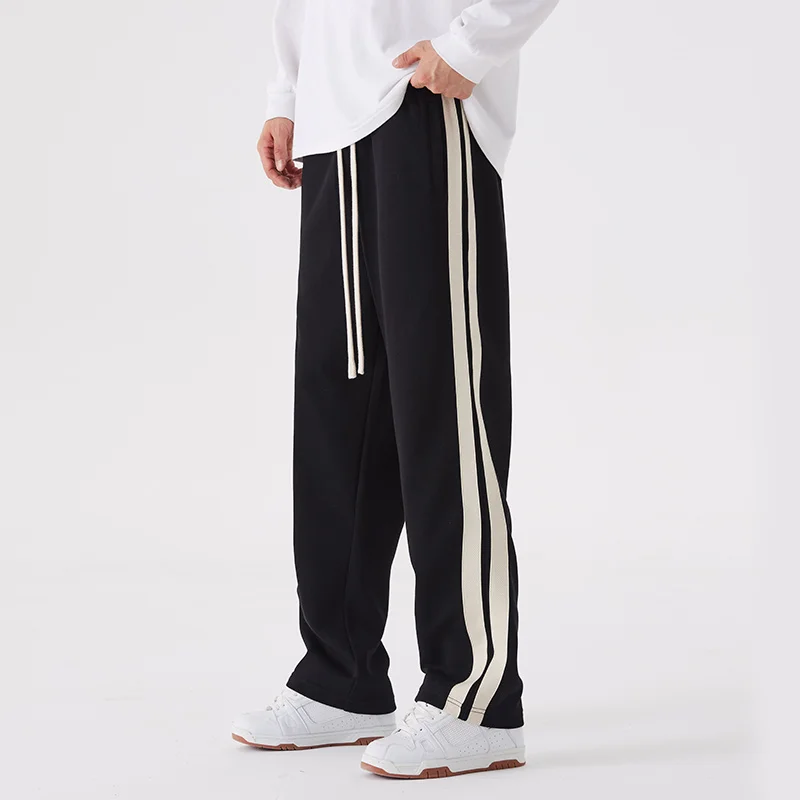 Custom Pink Elephant Fit Tie Rope Elastic Workwear Casual Mens Cargo Pants