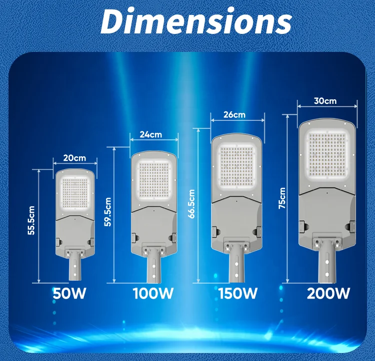 KDC 2024 new arrival private patent model adjustable 100w 150w 200w led street light exterior road lamp with 5 years warranty