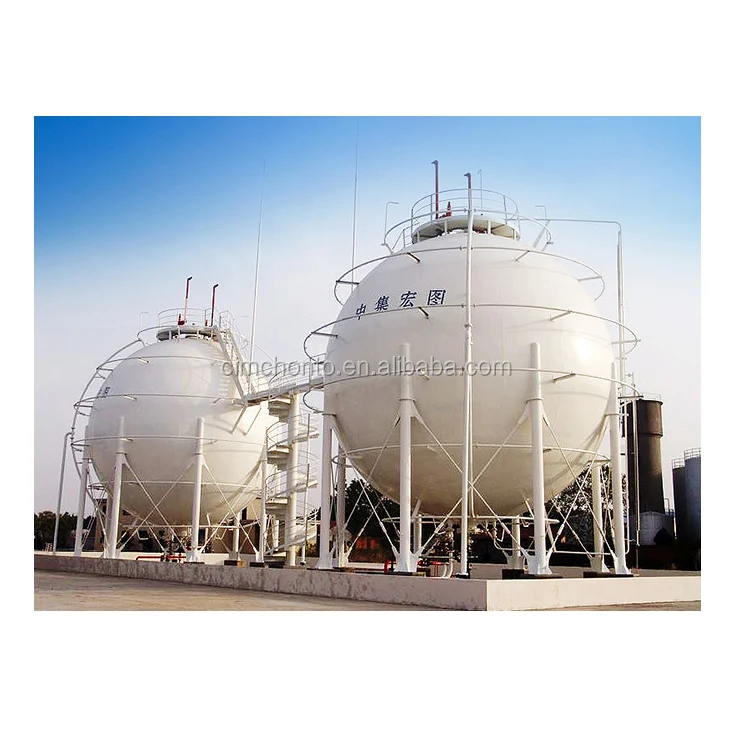 CIMC asme ammonia ethylene storage spherical tanks