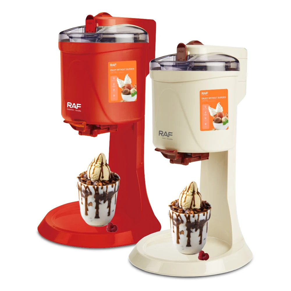 RAF R.0901 Hot Selling Automatic Ice Cream Machine Easy to Clean One Click Power on Ice Cream Machine