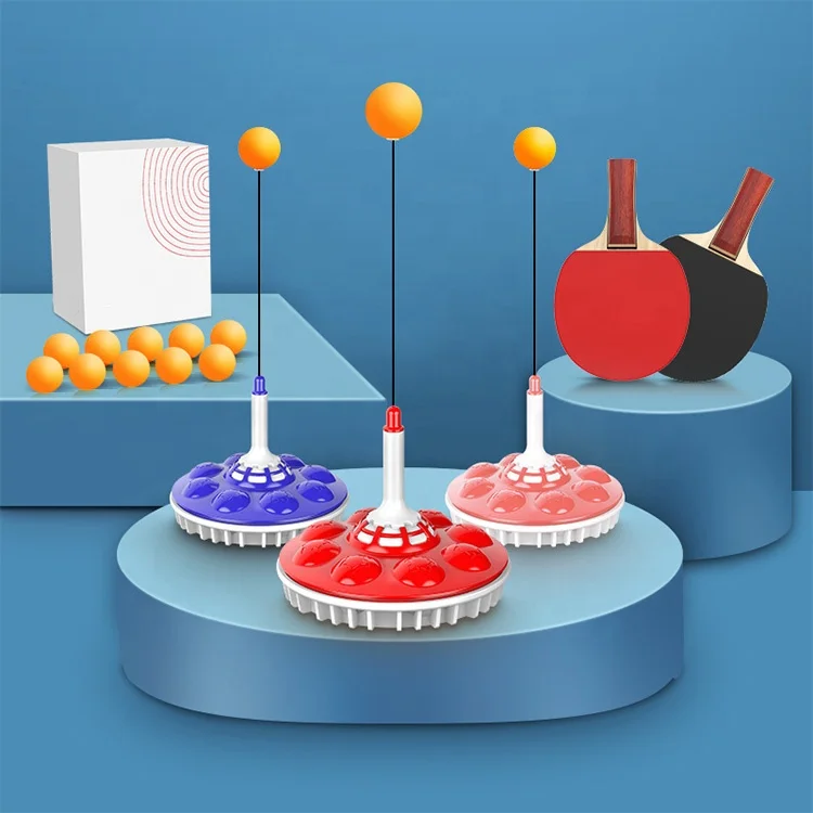 Indoor and outdoor toys kids pingpong paddle set table tennis racket trainer