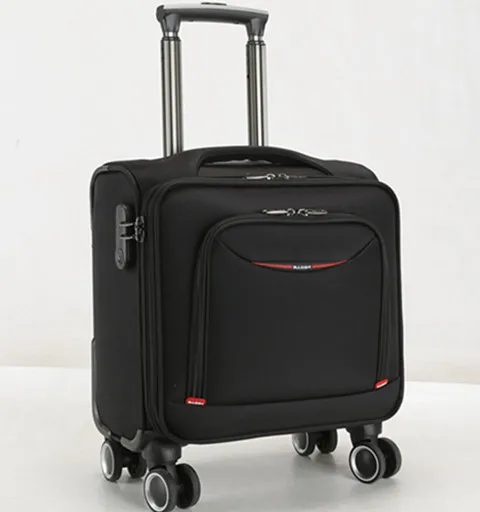 promotional oxford cloth 168 172 pull rod box soft travel case luggage trolley bags